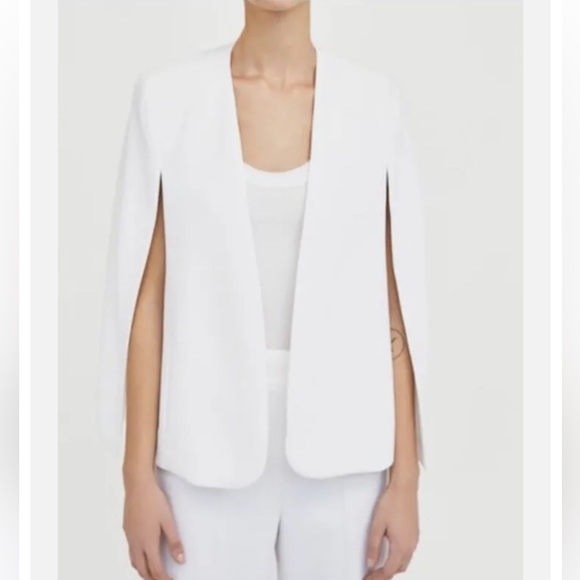 ZARA White Blazer Cape Jacket, XS - Picture 5 of 16
